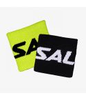 Salming Schweißband 7 cm schwarz gelb (2x)