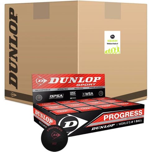 6x Dunlop Squashball Progress 12x