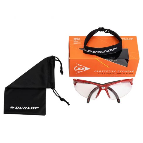 Dunlop Squashbrille i-Armor rot