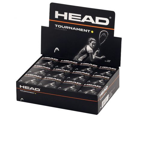 Head Squashball Tournament gelb 12x