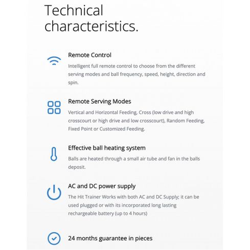 Hit® Trainer Squashballmaschine