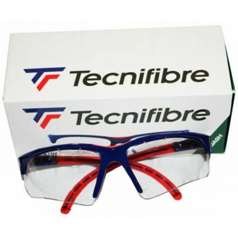 Tecnifibre Absolute Squashbrille Blau-Rot