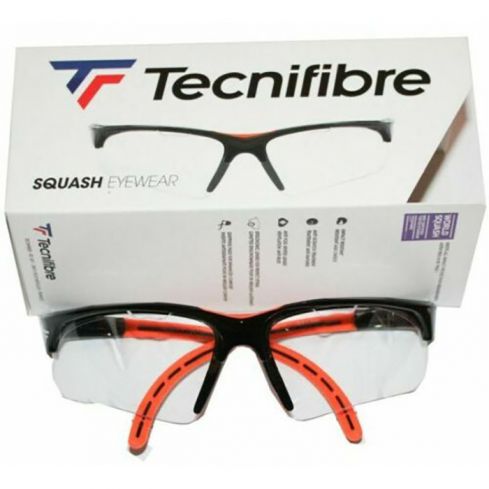 Tecnifibre Absolute Squashbrille Schwarz-Orange